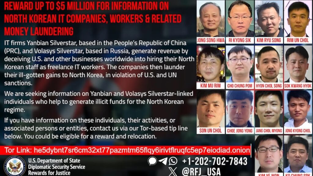 14 sjevernokorejskih IT radnika optuženo, SAD nude nagradu od 5 miliona dolara za informacije-Kiber.ba